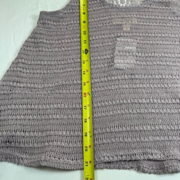 Nordstrom Lace Knit Top in‎ Lavender - Picture 3 of 7